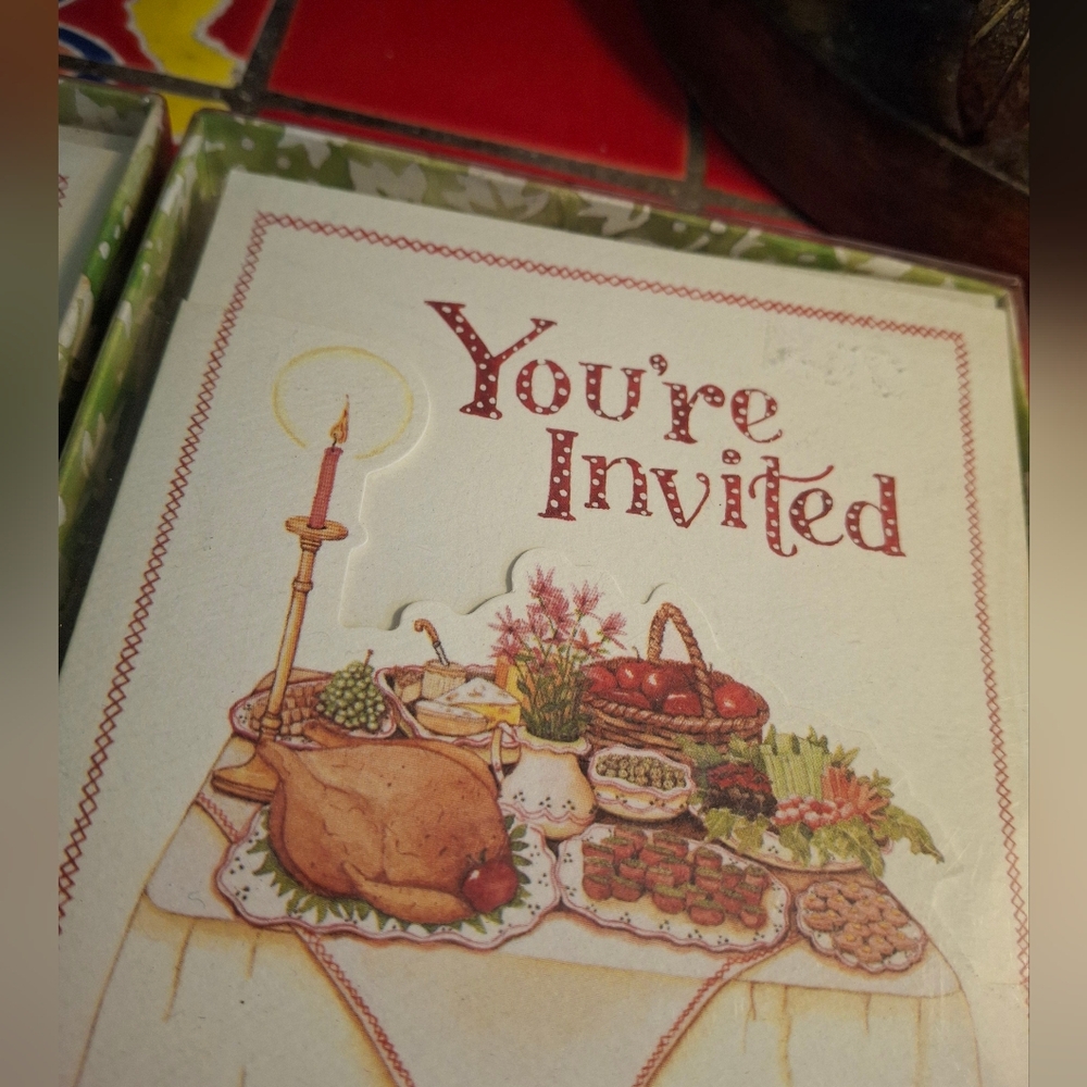 Susan Branch Vntg You're Invited 16 Party Invitations & Envelopes Vntg 1996 NEW - Picture 5 of 10